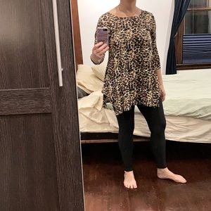 Nilgum Derman Niche 3/4 sleeve scoop neck tunic